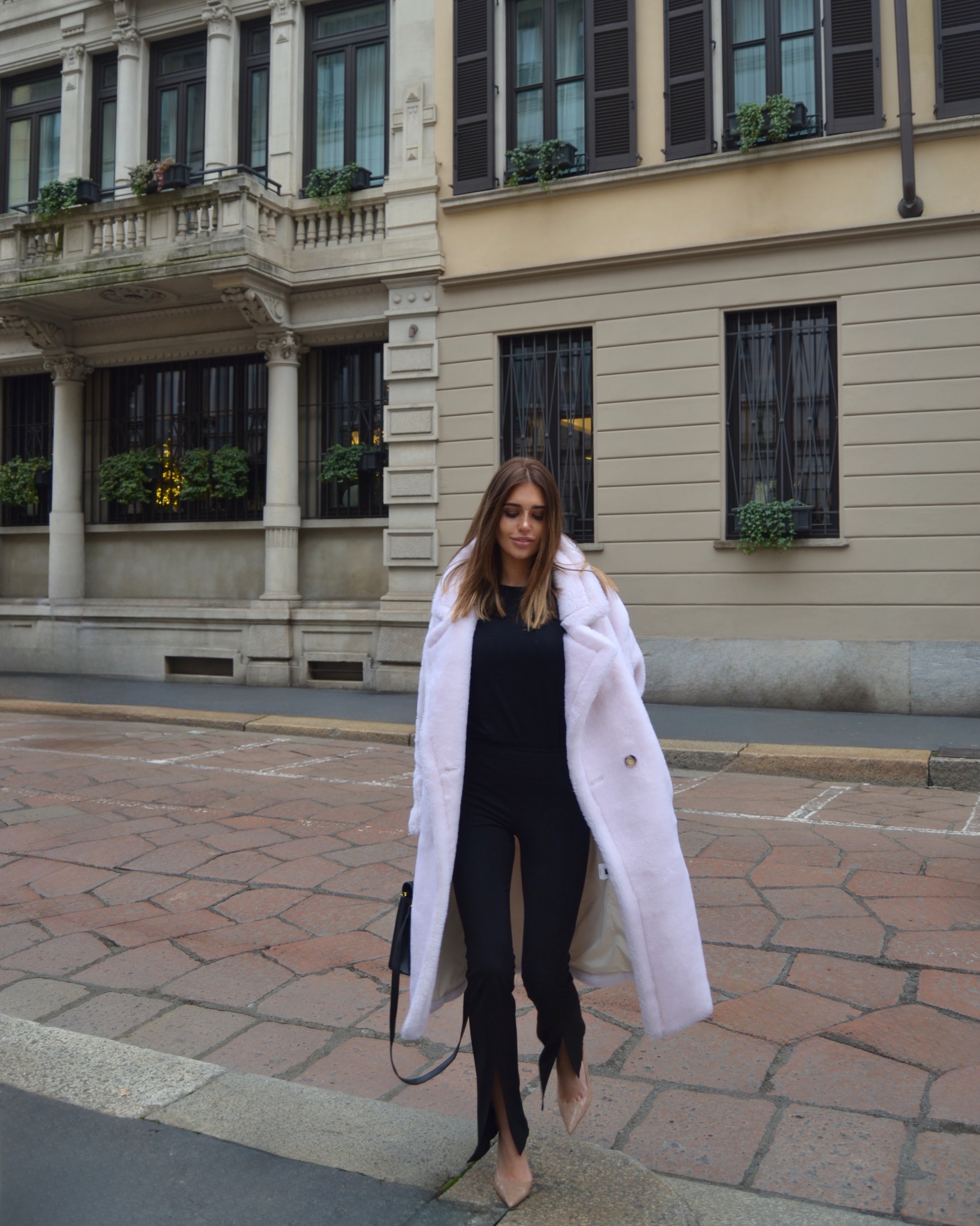 Poppy Wool Long Coat — Poppy™ Fabric