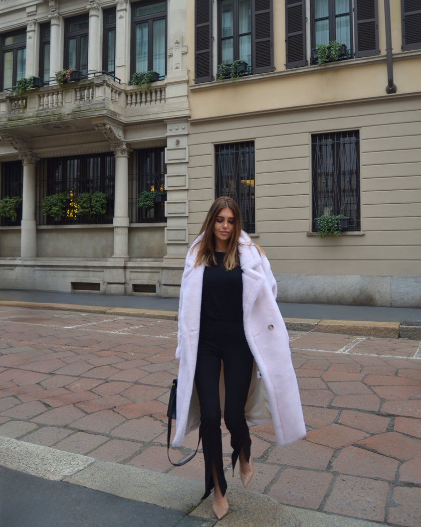 Poppy Wool Long Coat — Poppy™ Fabric