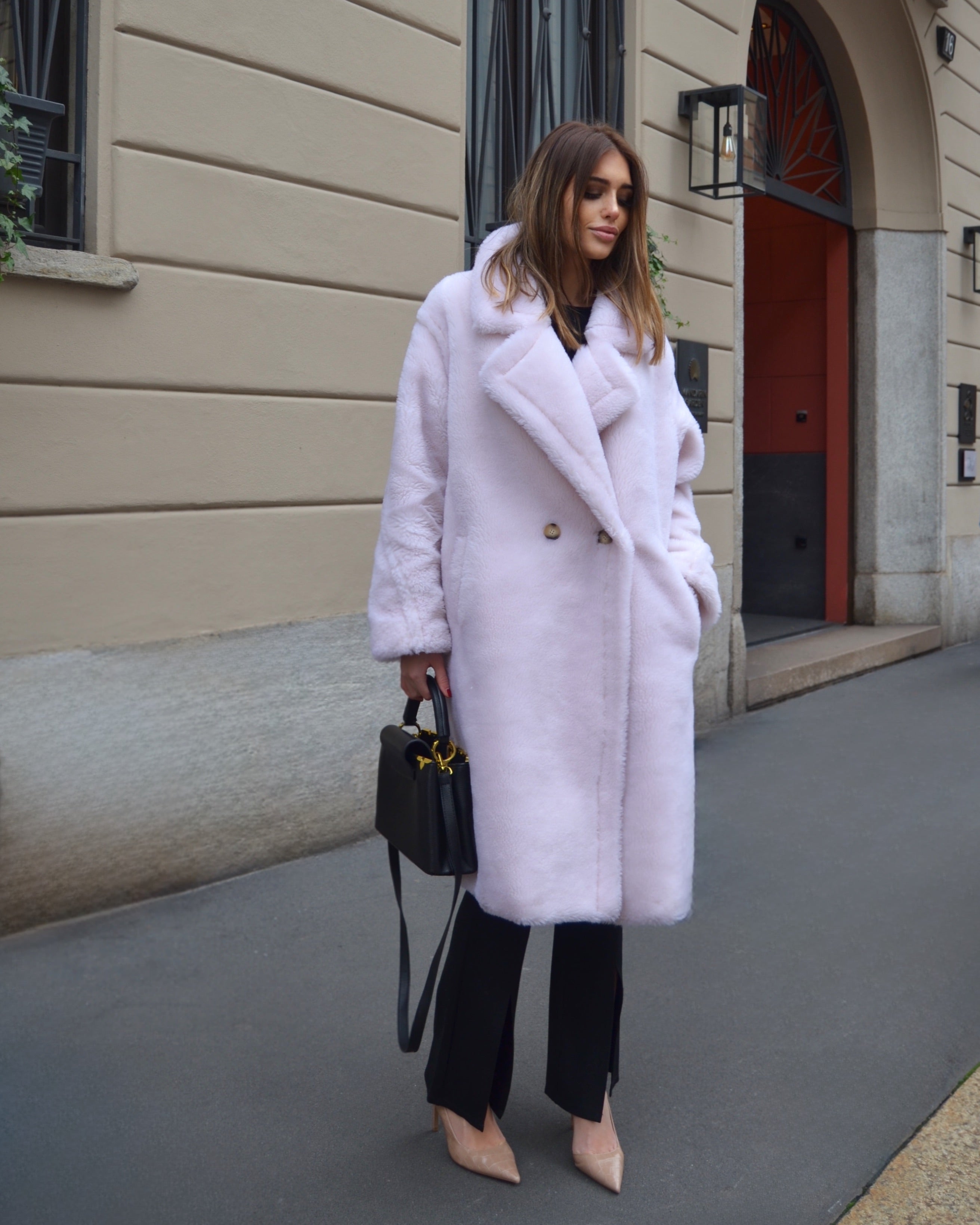 Poppy Wool Long Coat — Poppy™ Fabric