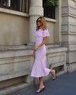 The Siena Midi Dress – Pink